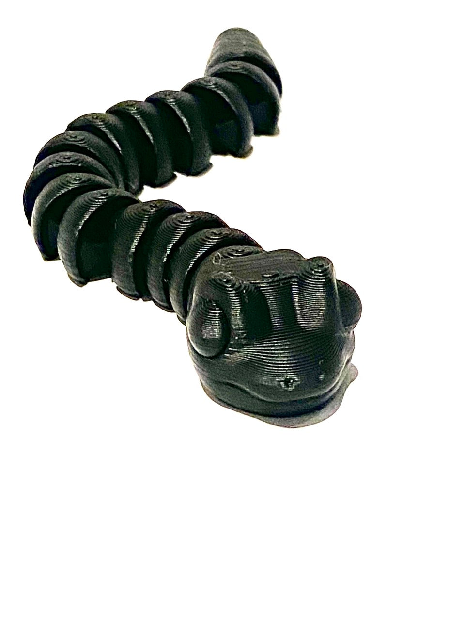 3D Printed Black Snake