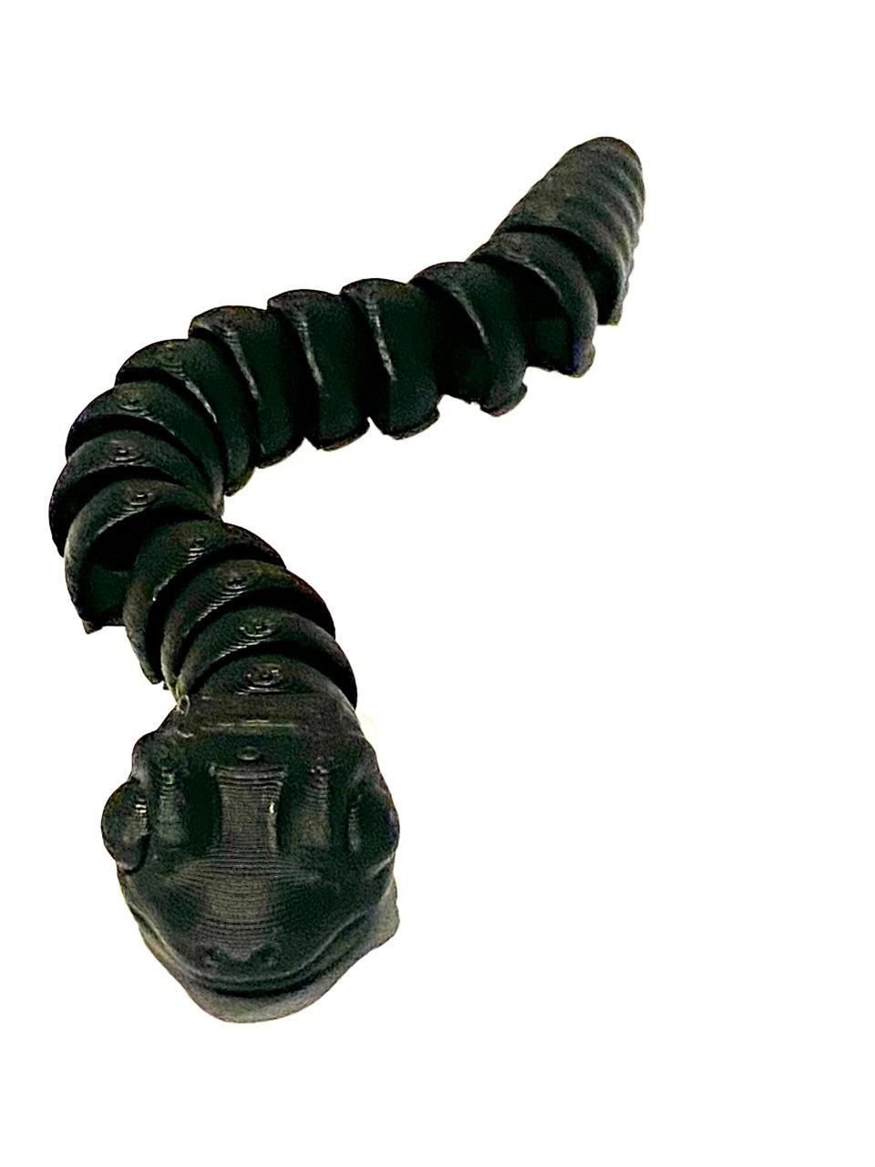 3D Printed Black Snake