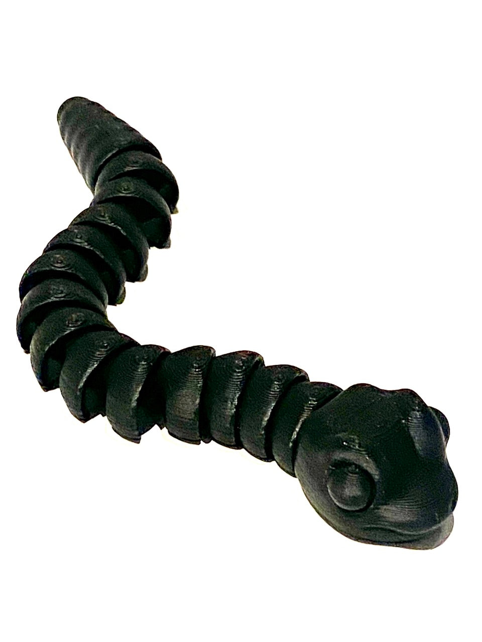 3D Printed Black Snake