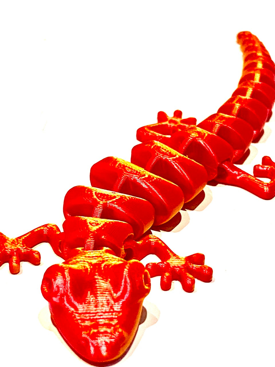 Long 3d printed Gecko