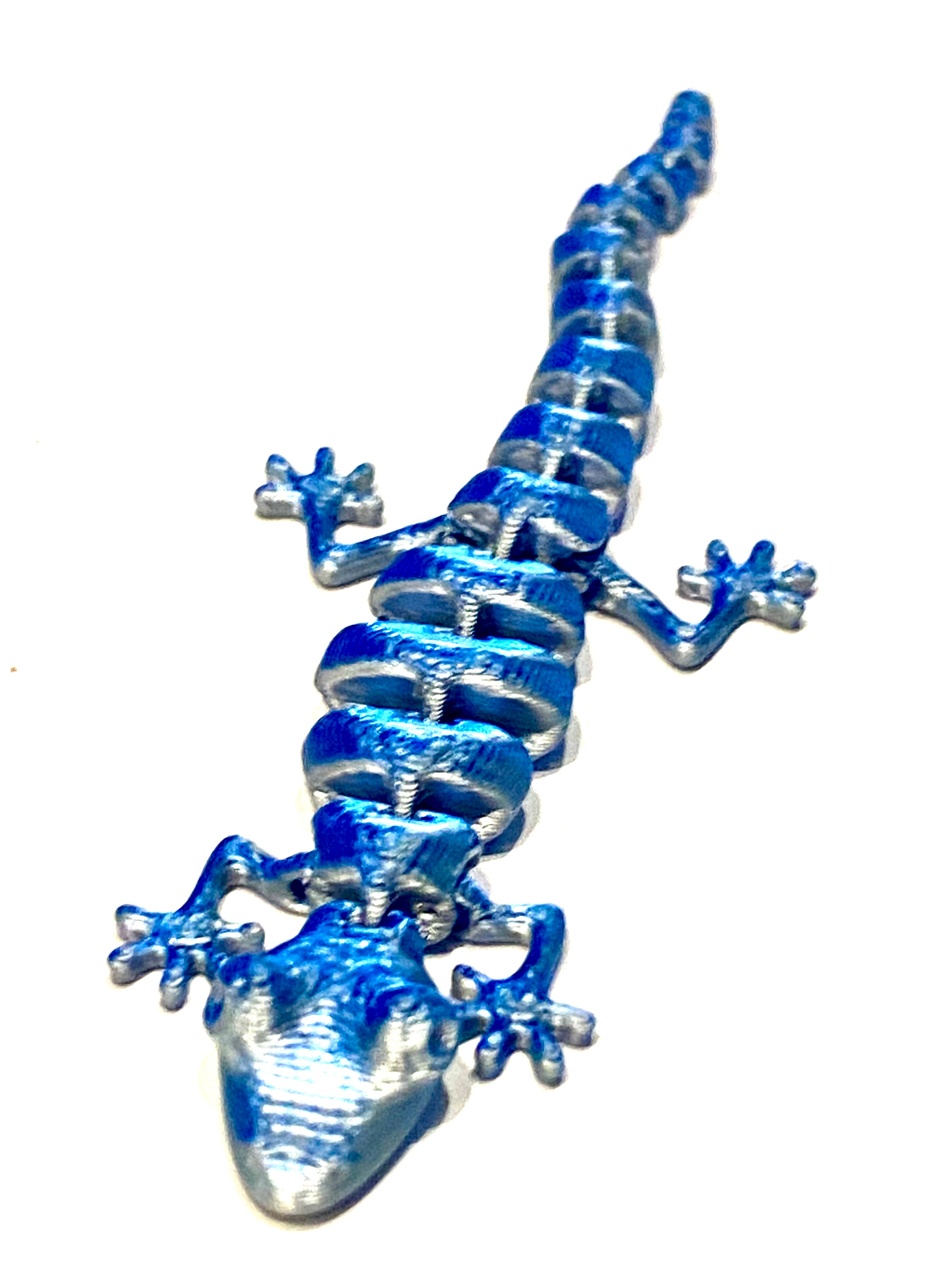 Blue Gecko 3d Printed