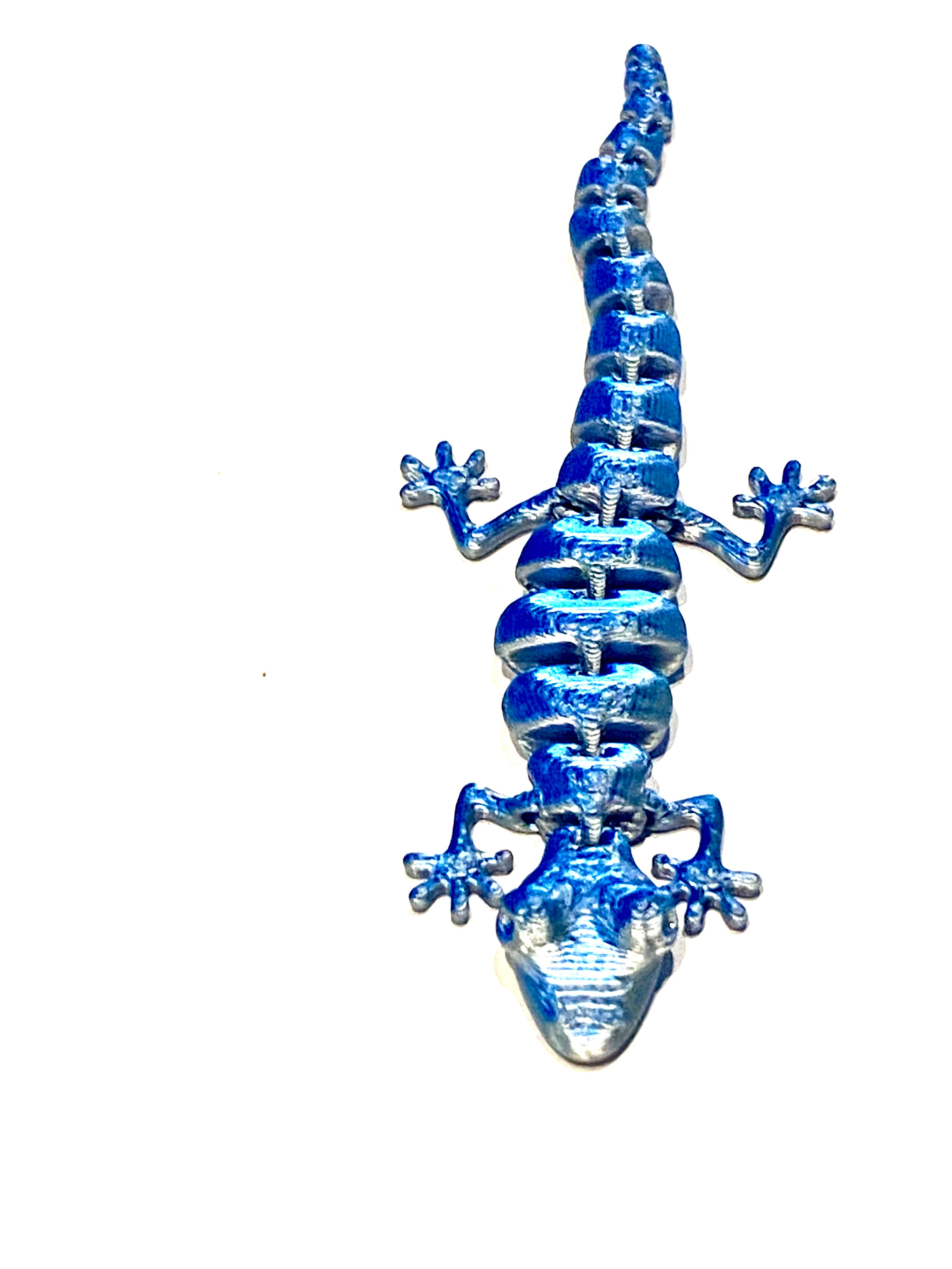 Blue Gecko 3d Printed