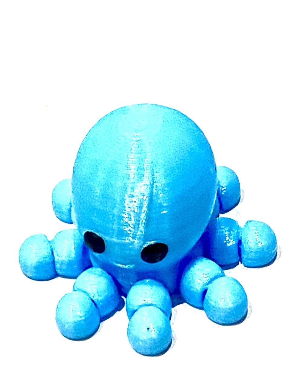3d Printed Blue Octopus