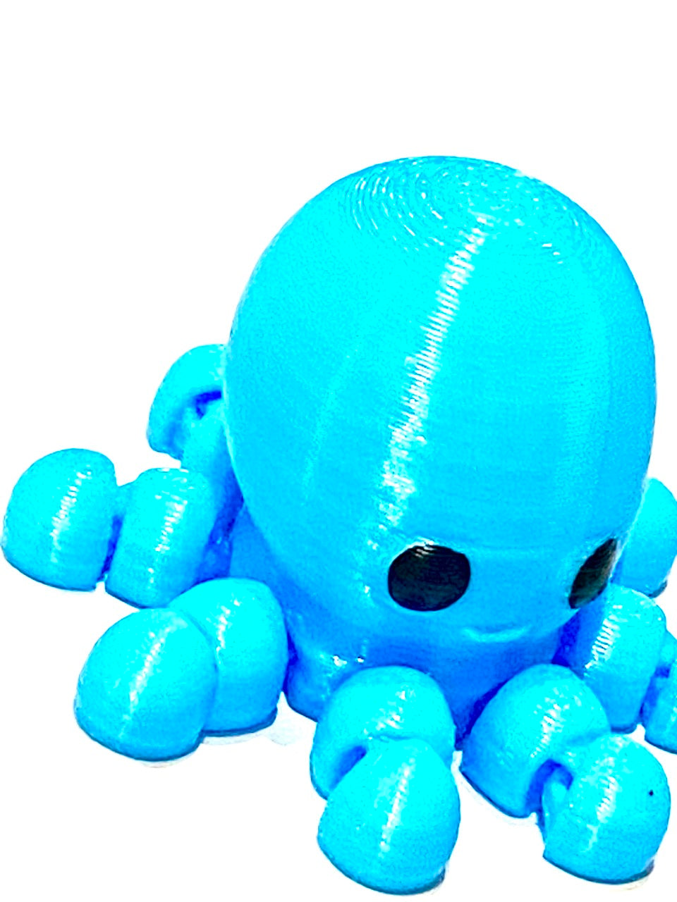 3d Printed Blue Octopus