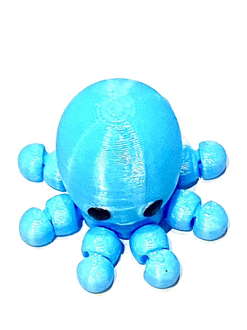 3d Printed Blue Octopus