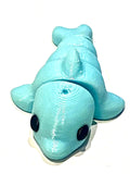 Blue 3d Printed Dolphin