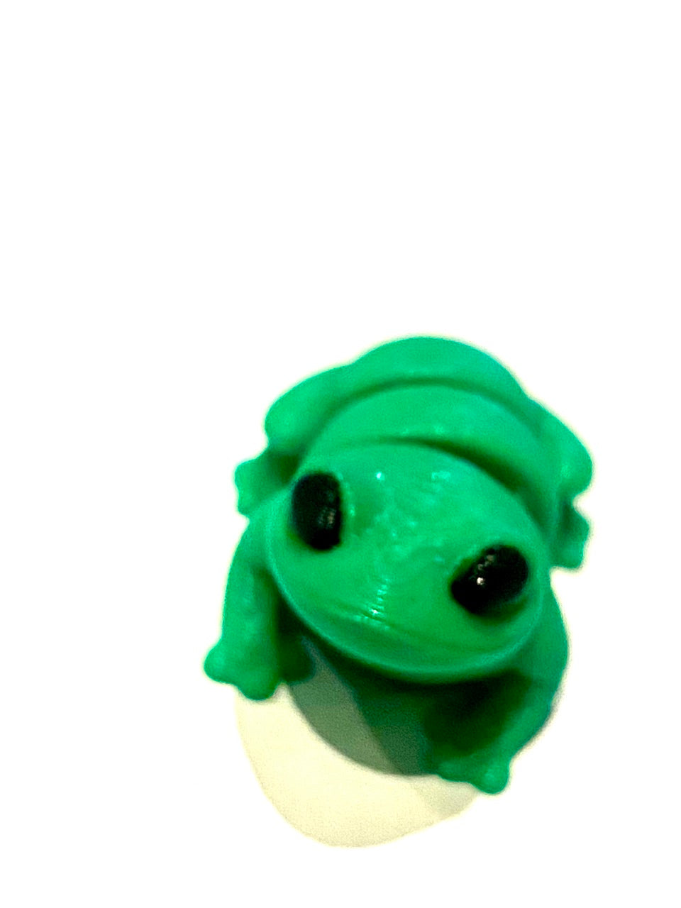 Green 3d Printed Frog