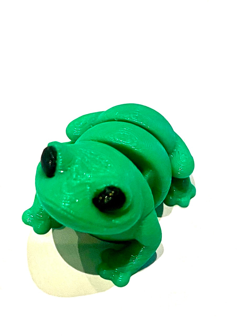 Green 3d Printed Frog