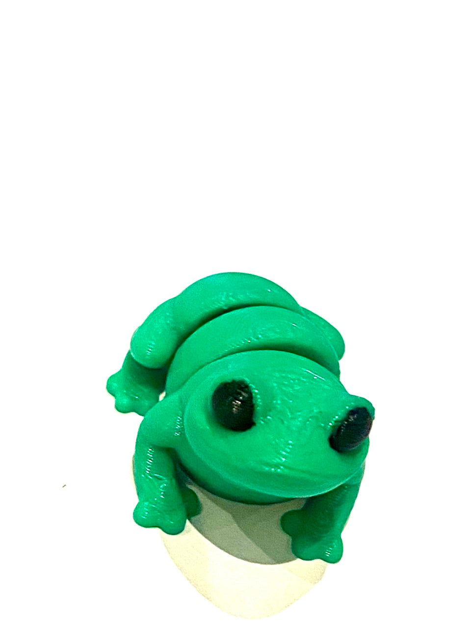 Green 3d Printed Frog