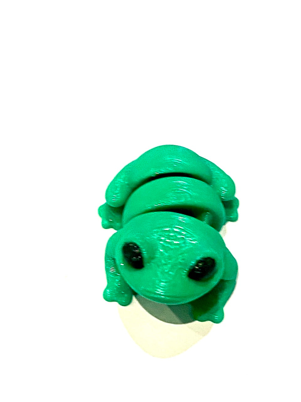 Green 3d Printed Frog
