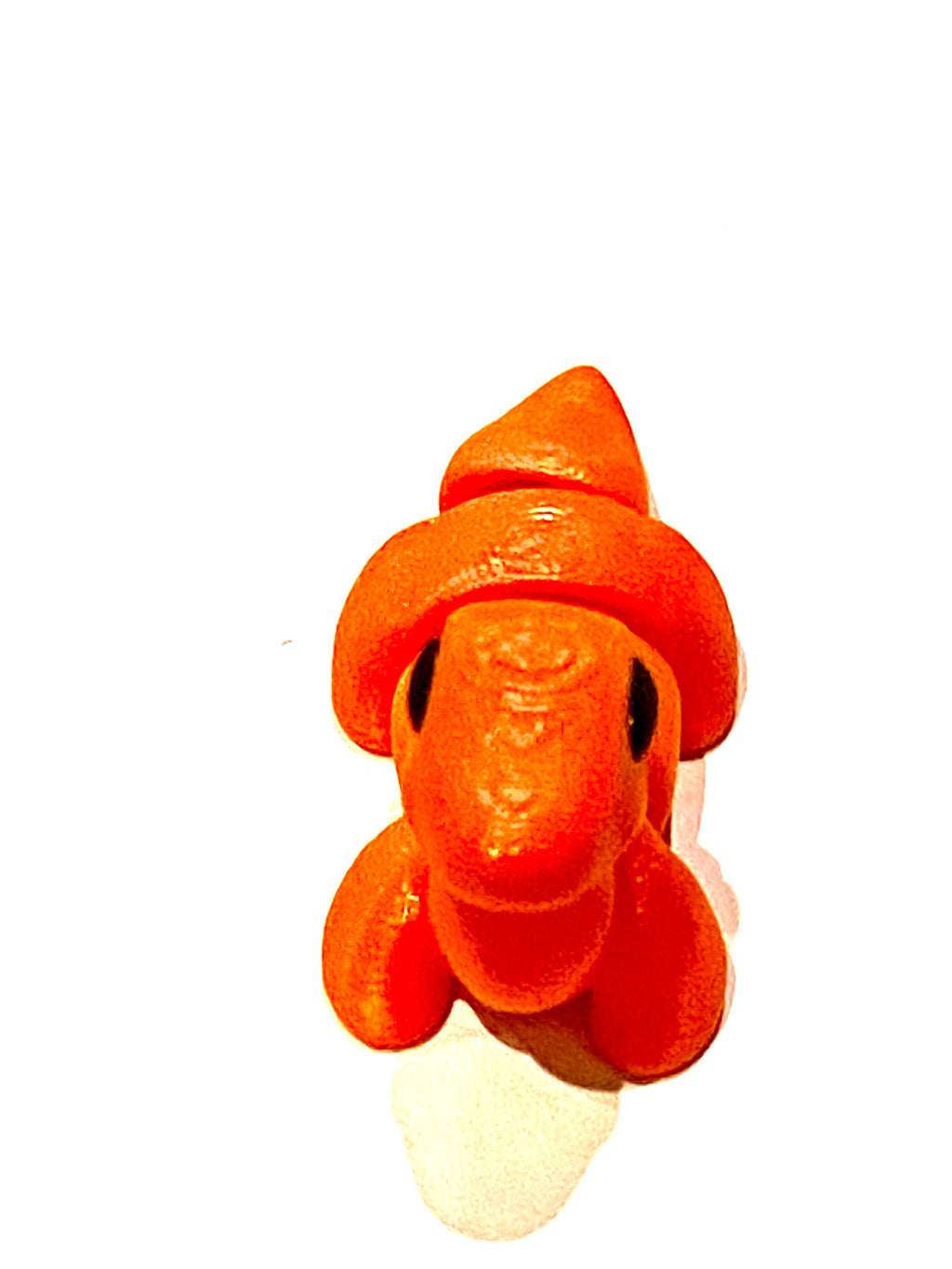 Orange Dinosaur 3d Printed