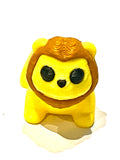 Yellow and Brown Lion small 3d Printed