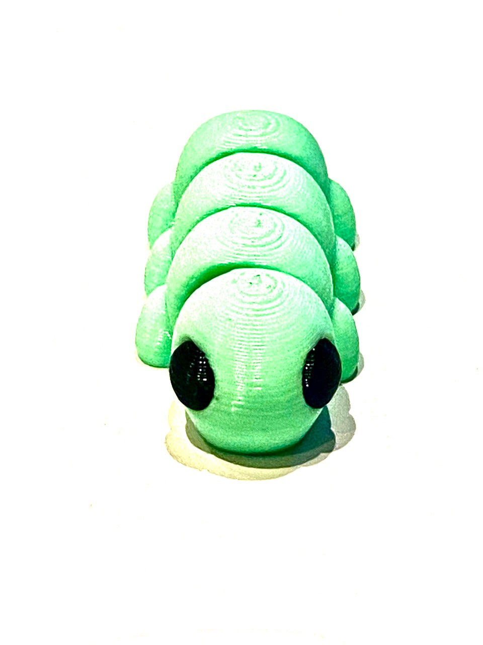 Green 3d Printed Caterpiller