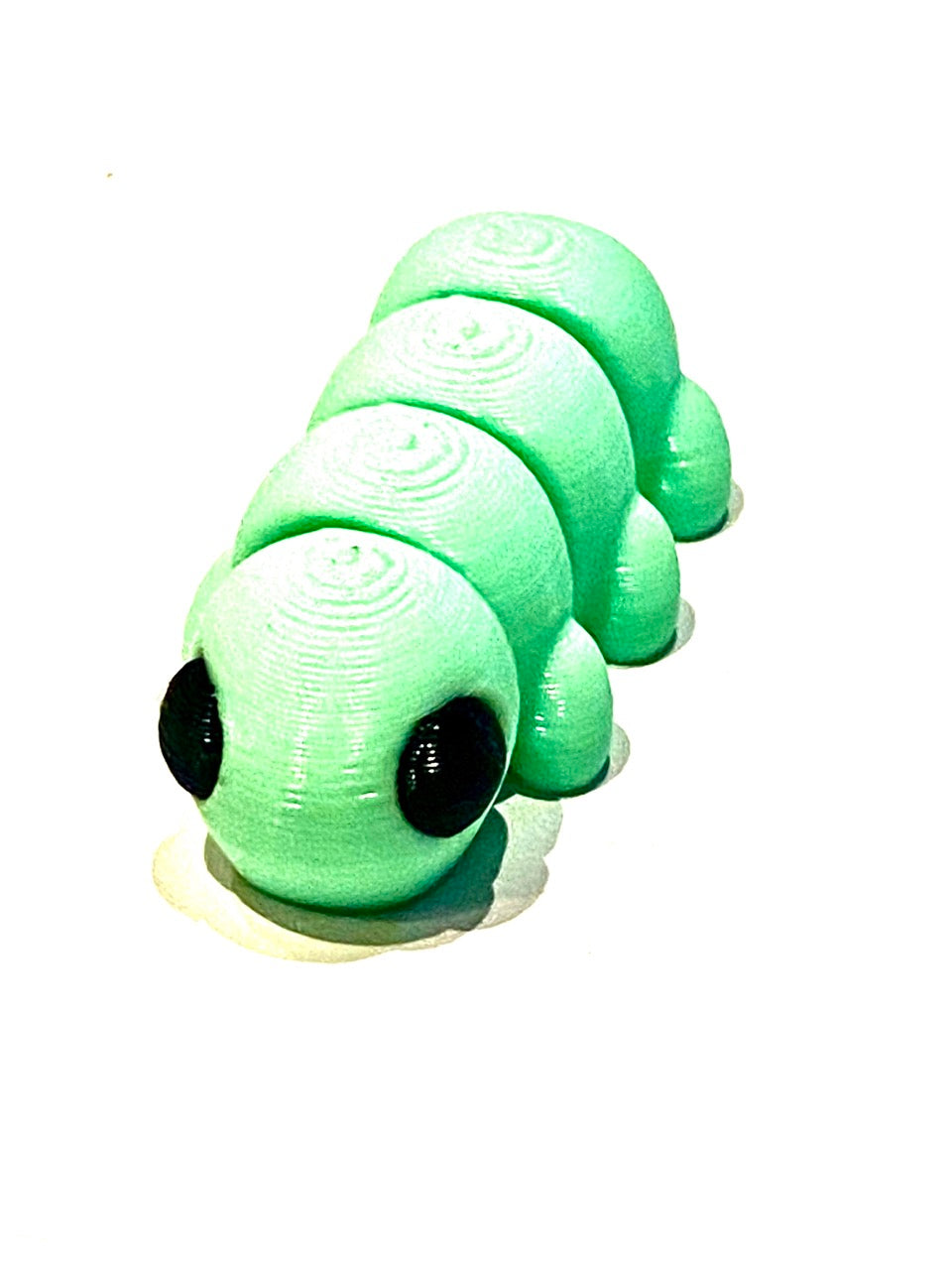 Green 3d Printed Caterpiller