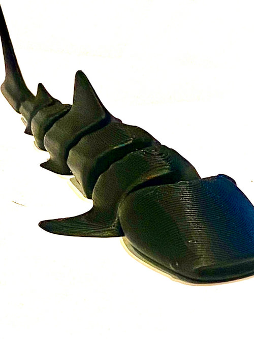 3d Printed Black Whale Shark