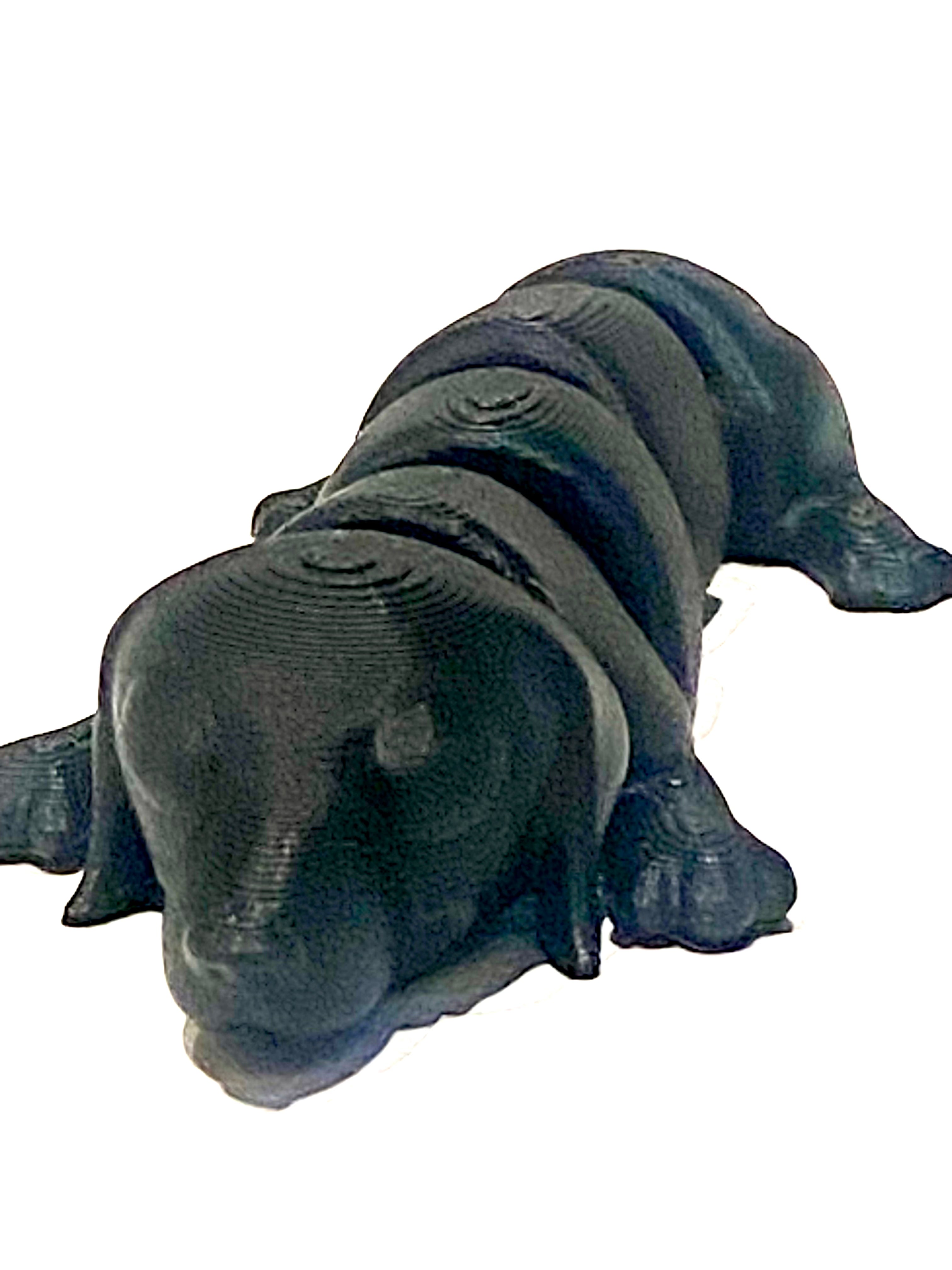 3d Printed Black Sausage Dog