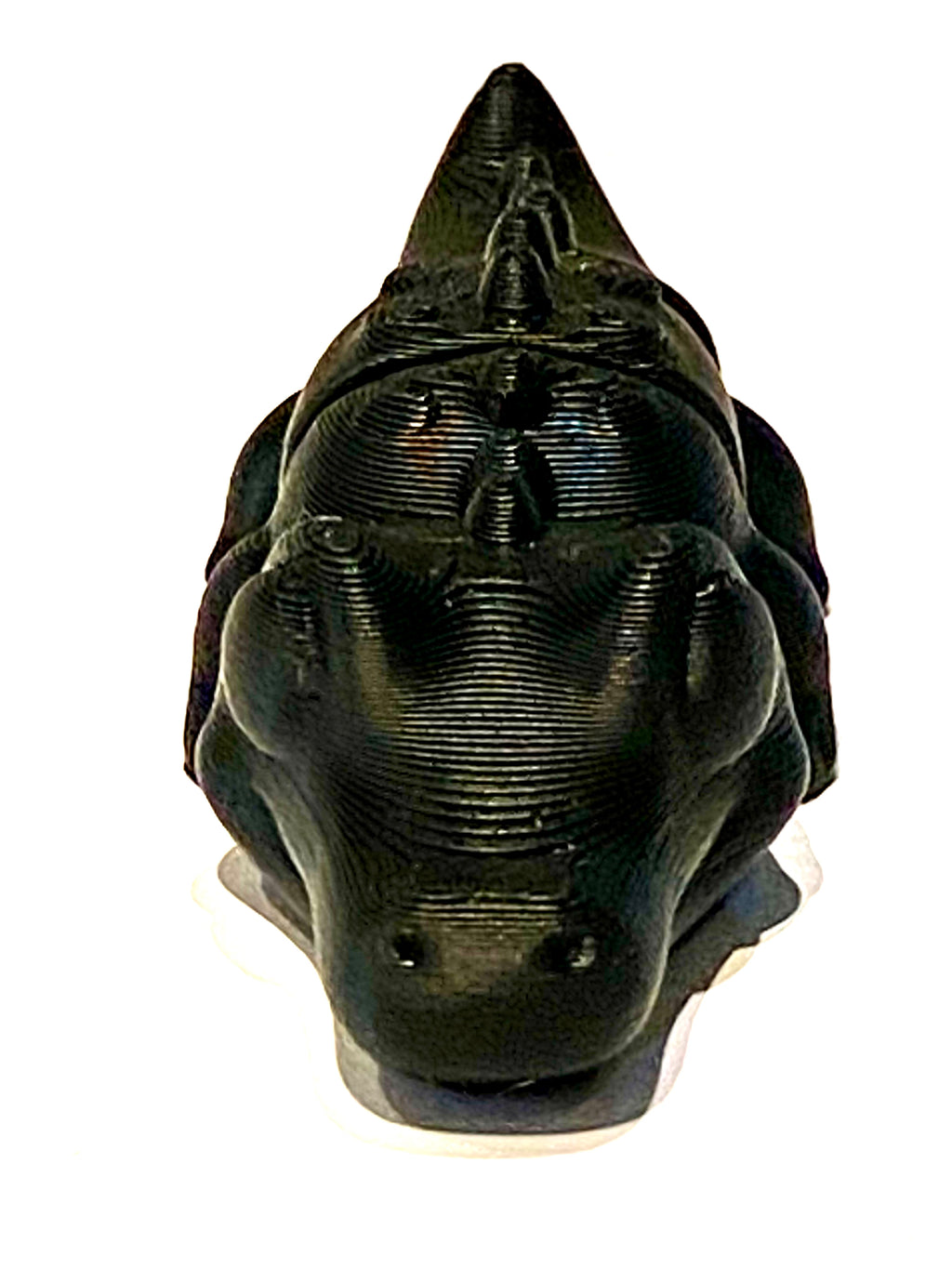 Black 3d Printed Crocodile