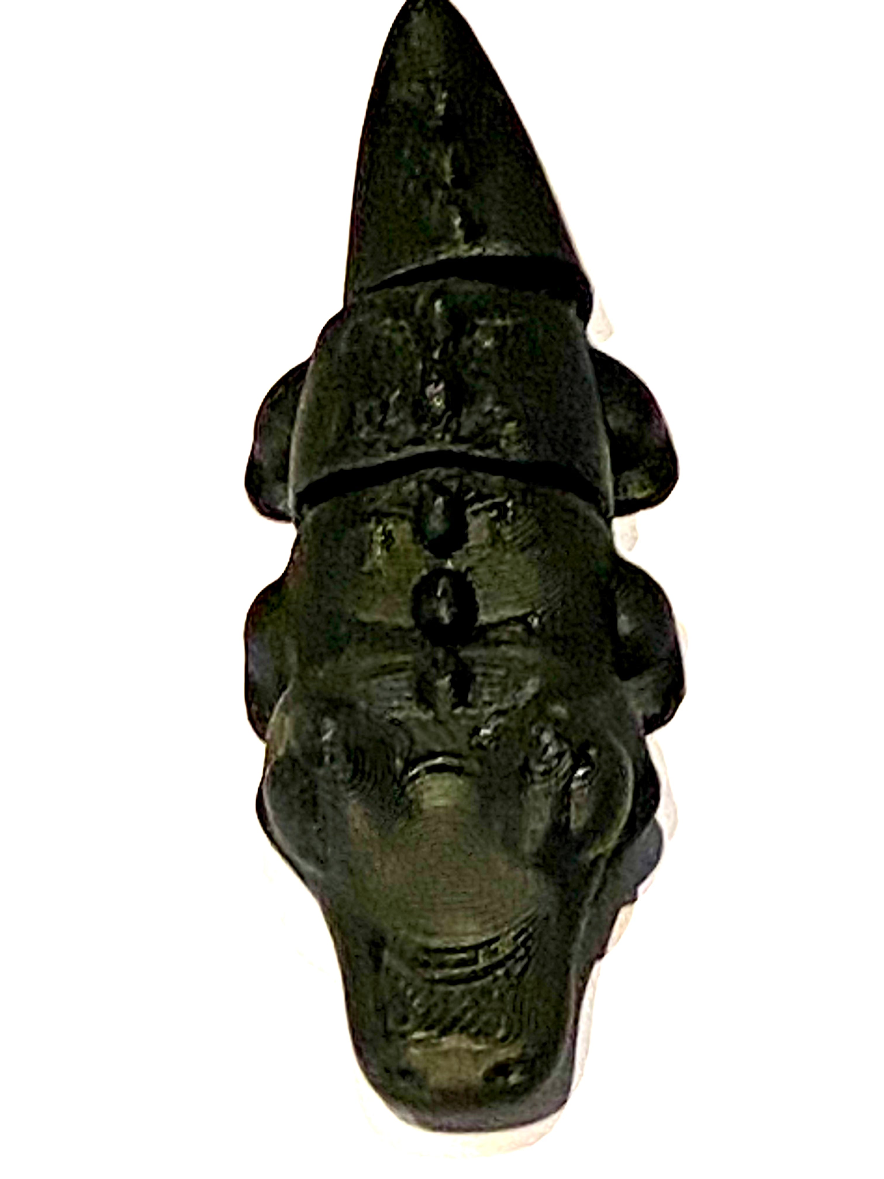 Black 3d Printed Crocodile