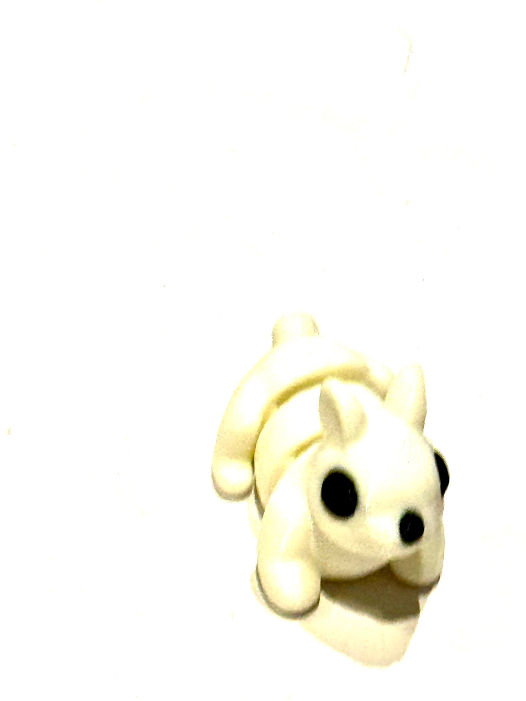 White 3d Printed Bunny