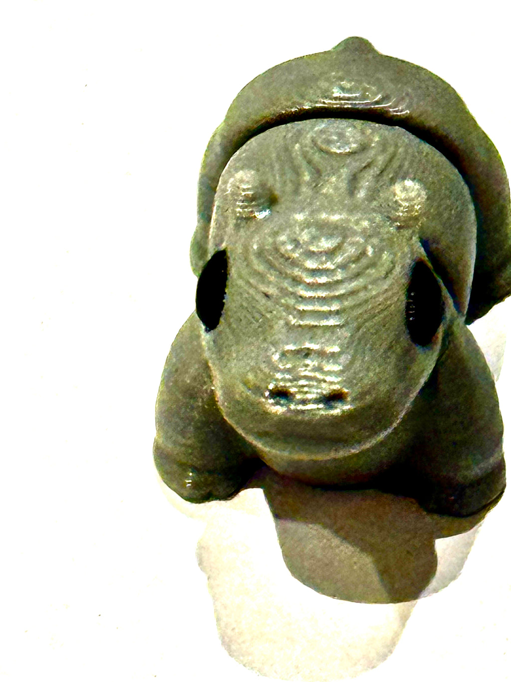 Grey 3d Printed Hippo