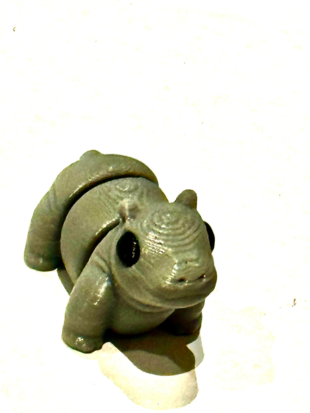 Grey 3d Printed Hippo