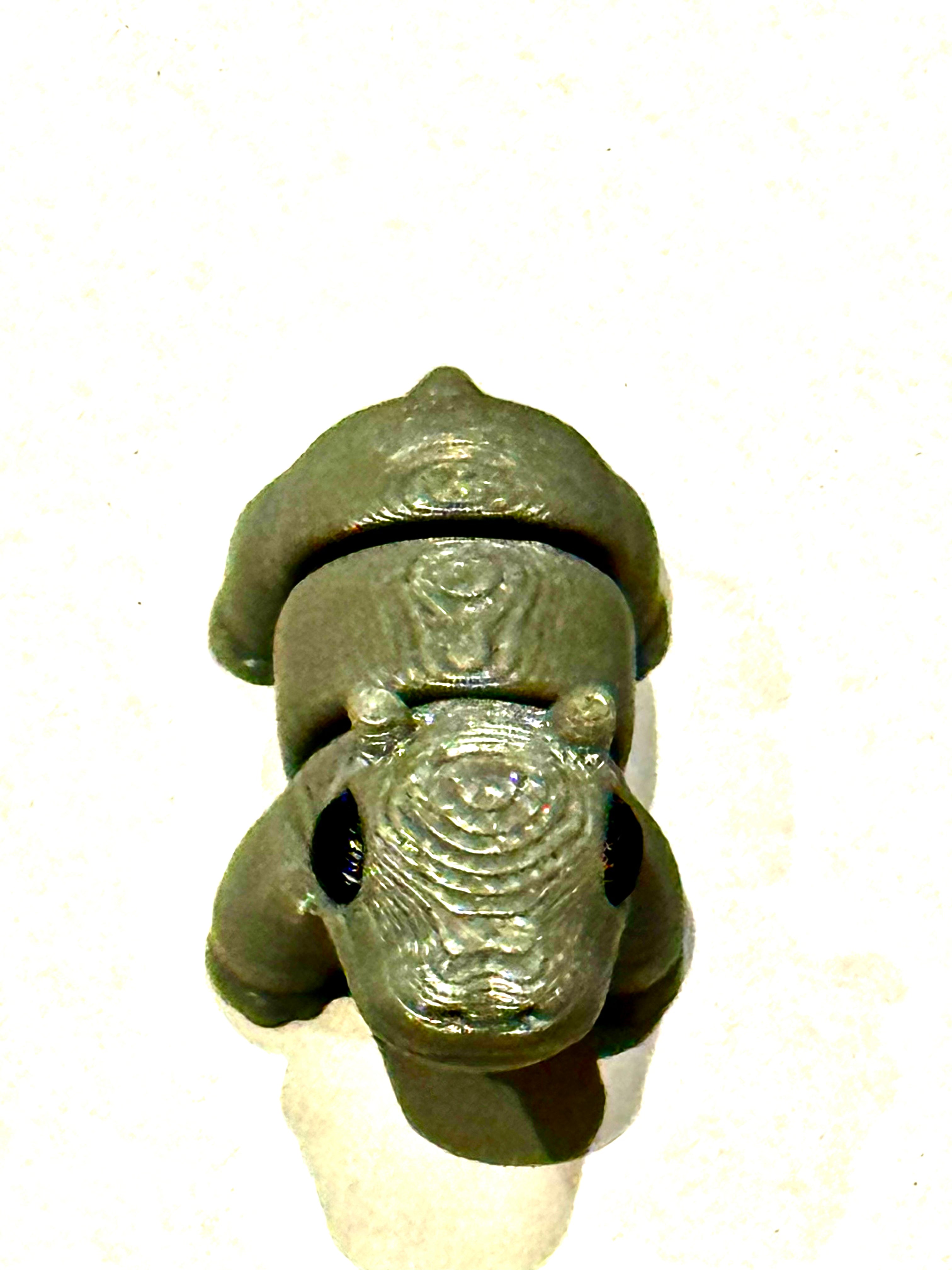 Grey 3d Printed Hippo